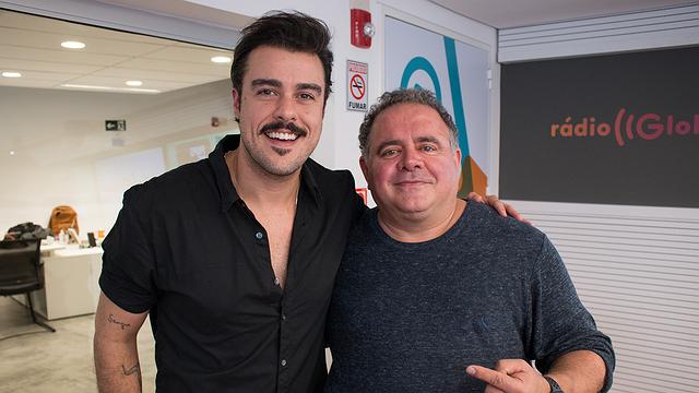 Joaquim Lopes e Leo Jaime na Rádio Globo