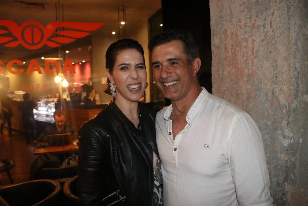 Marcos Pasquim e Maria Clara Gueiros