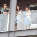 Natalie Portman é flagrada na sacada do Hotel Fasano com os filhos (AgNews)