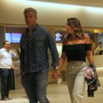 Flávia Alessandra e Otaviano Costa são flagrados durante passeio em shopping no Rio (J Humberto: AgNews)