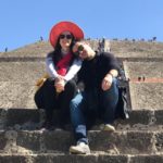Rosane Mulholland e Marcos Veras na Zona Arqueológica de Teotihuacán