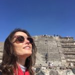 Rosane Mulholland nas Piramides de Teotihuacán