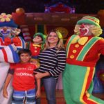 Fernanda Gentil leva os filhos ao "Circo do Patati e Patatá" (Dilson Silva: AgNews)