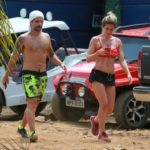 Bruno Gagliasso e Giovanna Ewbank curtem praia em Fernando de Noronha (AgNews)