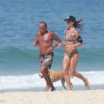 Cynthia Howlett é flagrada correndo em São Conrado (Dílson Silva: AgNews)
