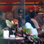 Gleici e Wagner almoçam em restaurante do Rio de Janeiro