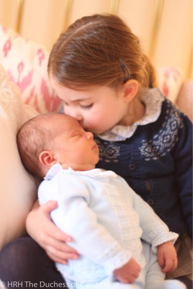 Charlotte e o príncipe Louis
