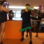 Grazi Massafera e Angélica mostram habilidade na aula de Muay Thai (Reprodução: Instagram)