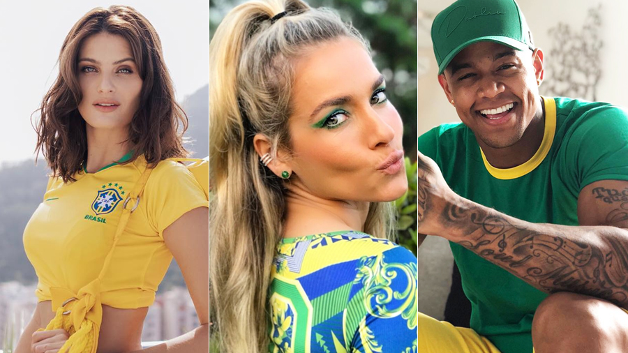 Copa: os makes que famosas e influencers já usaram para torcer pelo Brasil