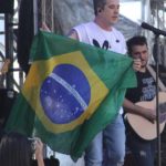 Jota Quest anima a 'Arena Nº 1' na Praça Mauá, Rio de Janeiro
