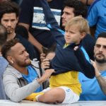 Neymar e Davi Lucca acompanham o torneio 'Neymar Jr Five's'