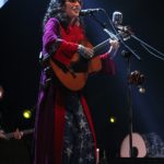 Marisa Monte com Os Tribalistas em show no Rio de Janeiro