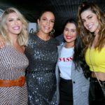 Lorena Improta, Thaynara OG e Vivian Amorim tietam Ivete Sangalo em bastidores