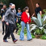 Camila Cabello saindo de restaurante nos Jardins, em São Paulo