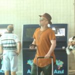 Paulo Gustavo no aeroporto do Rio de Janeiro