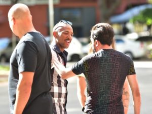 Nego do Borel encontra com ativista LGBT em São Paulo