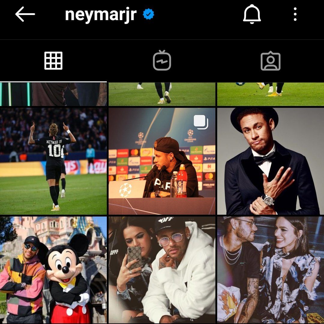 Instagram de Neymar (Foto: Reprodução/Instagram)
