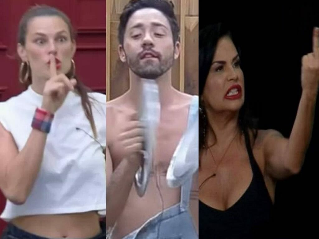Dayane Mello, Rico Melquiades e Solange Gomes