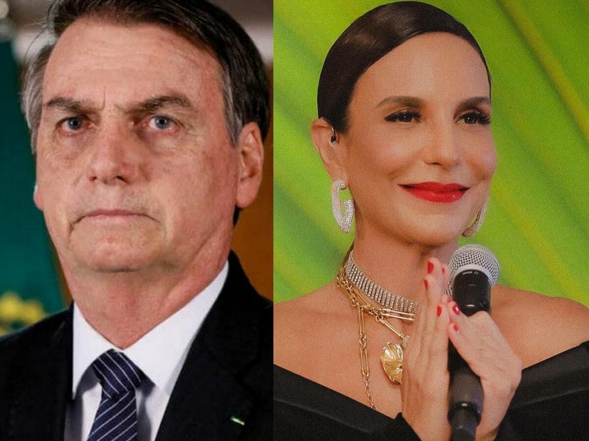 Apresentador xinga Ivete Sangalo e defende Jair Bolsonaro ao vivo