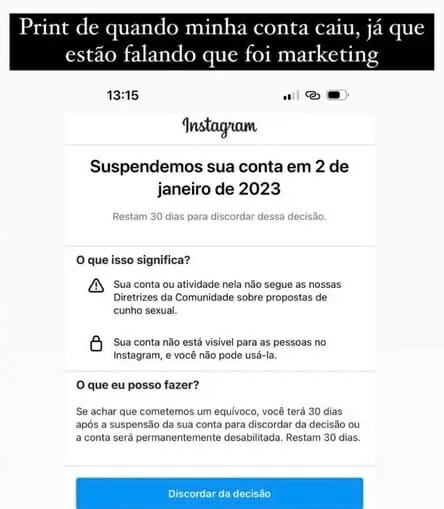 Mirella Santos Desativa Sua Conta no Instagram