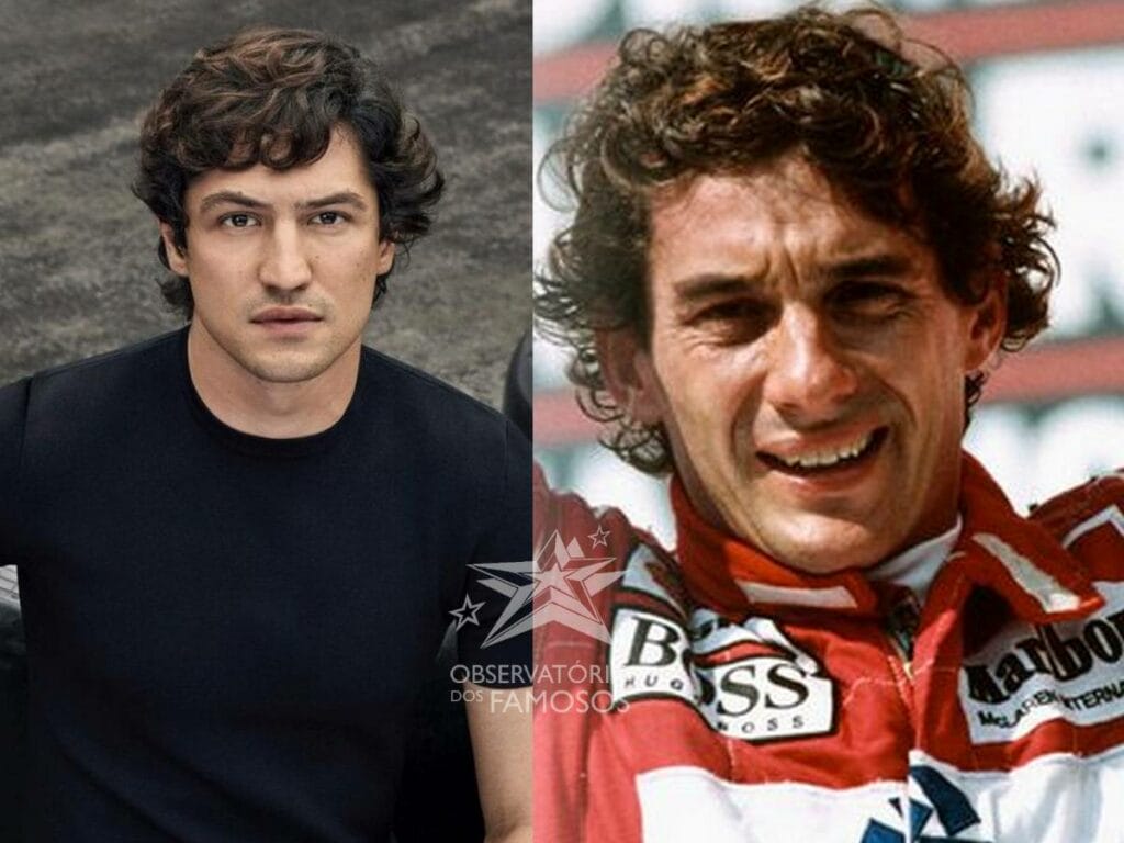 Gabriel Leone e Ayrton Senna