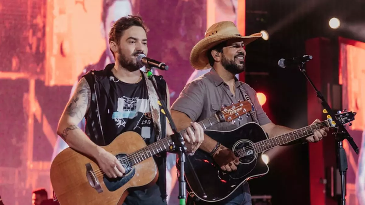 Fernando e Sorocaba promovem o show "Isso é Churrasco On Fire" (Foto: Divulgação)