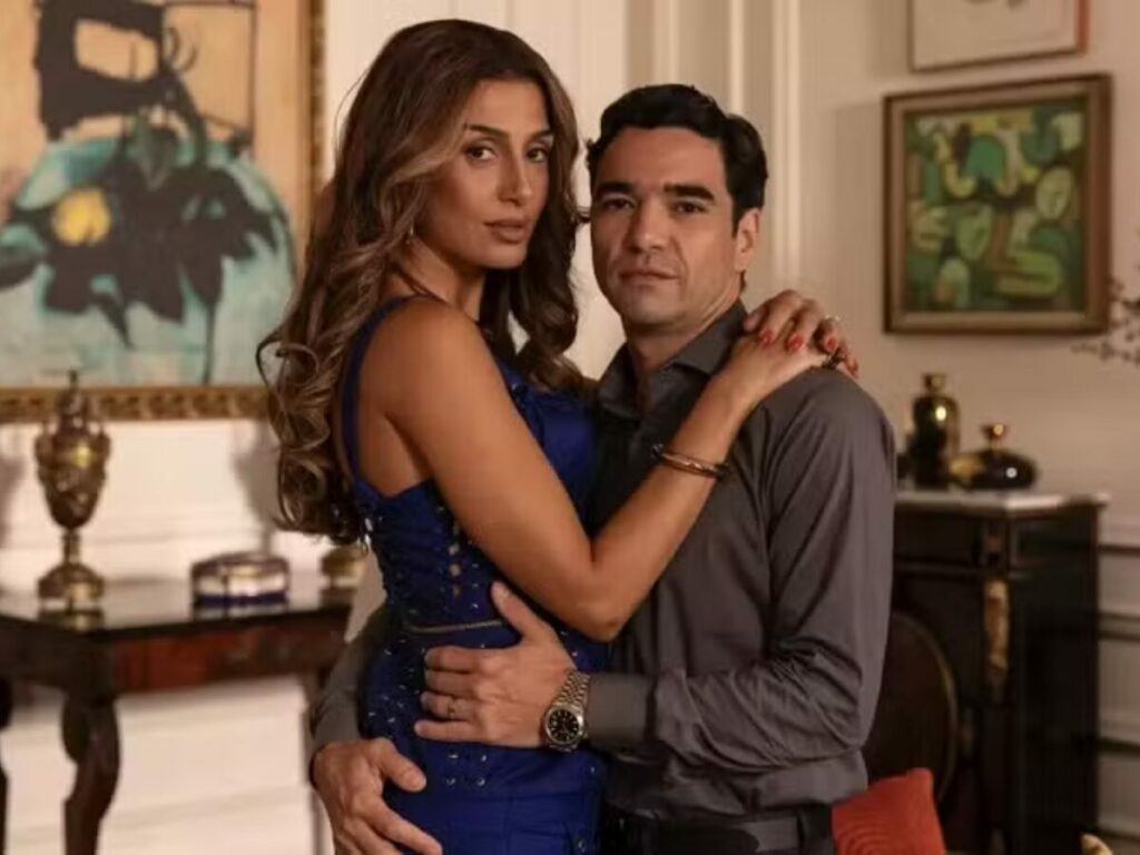 Camila Pitanga e Caio Blat como Lola e Benjamin em 'Beleza Fatal'