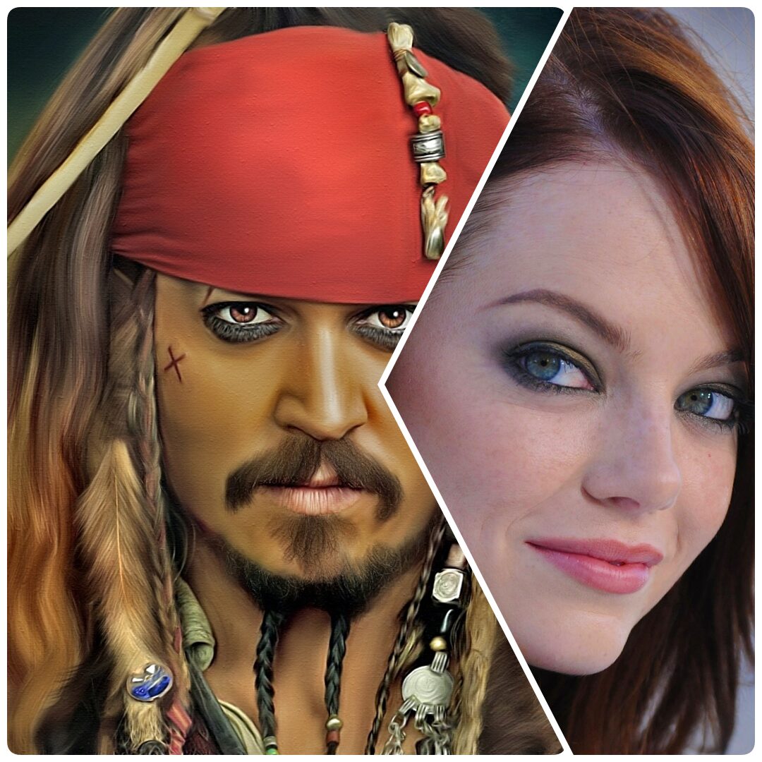 Johnny Deep e Emma Stone juntos, Piratas do Caribe 6