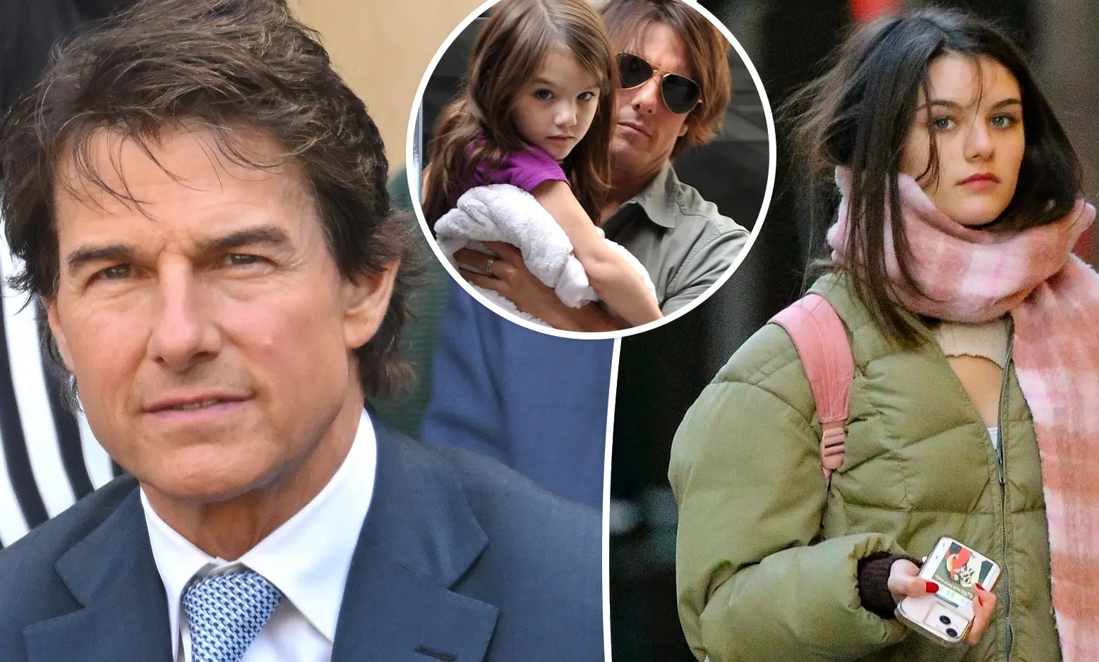Tom Cruise vive um drama real, o conturbado relacionamento com a filha Suri Cruise