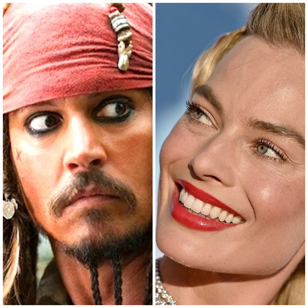 SAI Johnny Depp ENTRA Margot Robbie,Piratas do Caribe 6